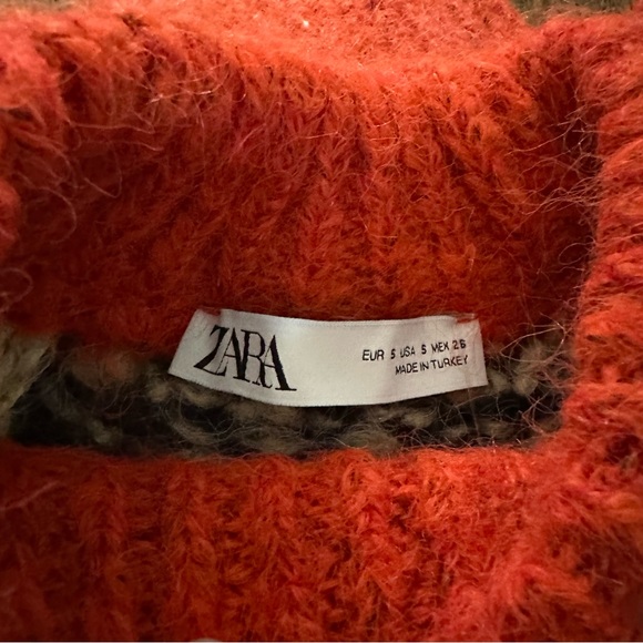 NEW Zara “Bloggers Favorite” Pompom Chunky Sweater - Picture 5 of 9